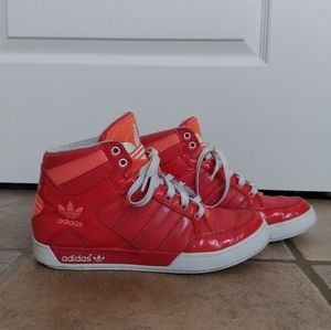 Adidas Red High-Tops